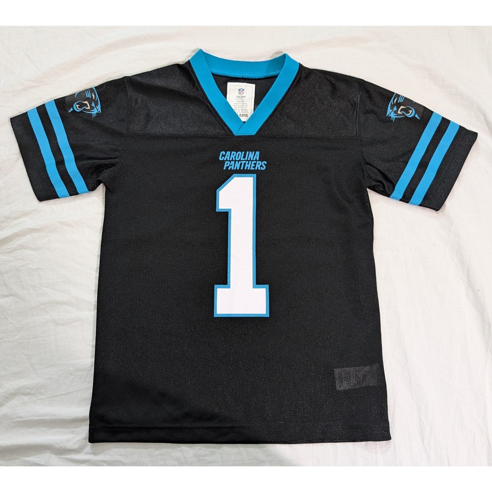 NFL Youth Jersey Newton Carolina Panthers Football Sz M Blue